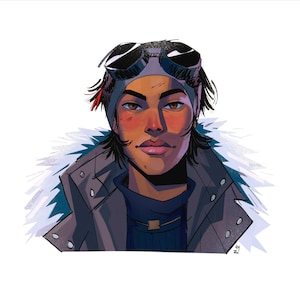 Alyx Vance Print | Boreal Alyph Concept Art