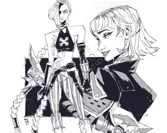 Jinx + Powder | Arcane Print