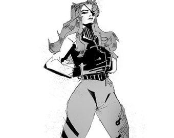 Asuka Langley Print | Evangelion