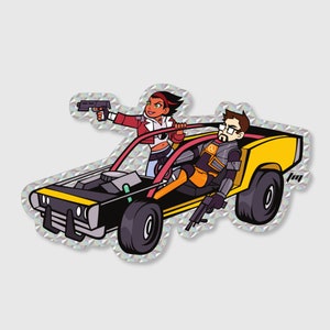 HALF-LIFE: 2 // Muscle Car // Adesivo prismatico