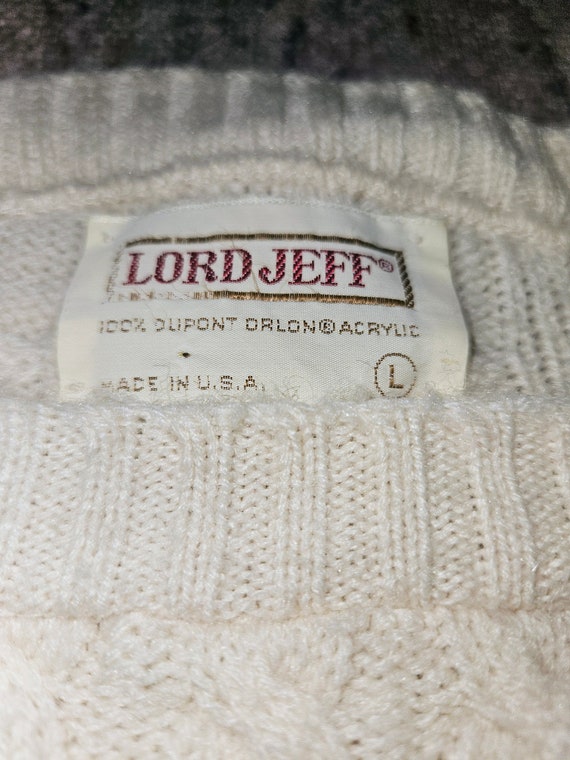 Vintage 60's Men's Pullover Sweater Lord Jeff Orl… - image 3