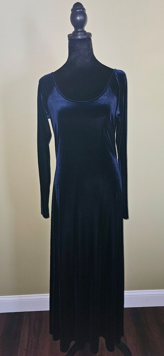 Vintage 90's Moda International Midnight Blue Velo