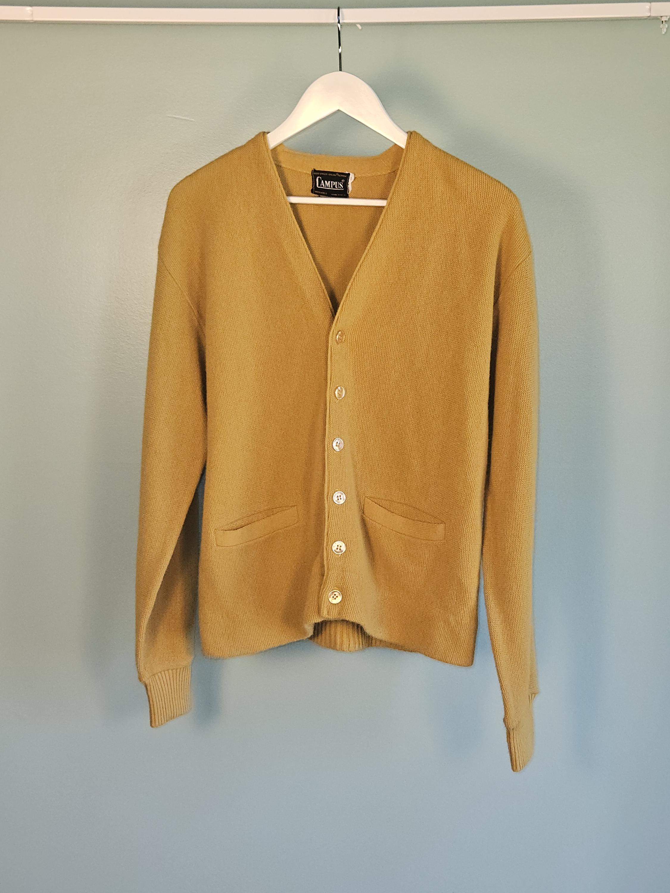 Vintage 60's Campus Cardigan - Etsy