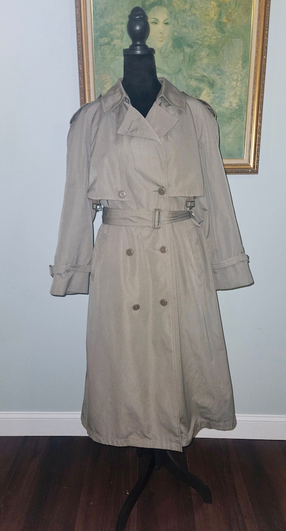 Vintage 90's Etienne Aigner Women's Trench Coat