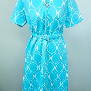 Vintage 60&#39;s Zip Up Shift Dress