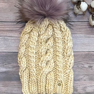 The Purl Crossings Beanie Pattern