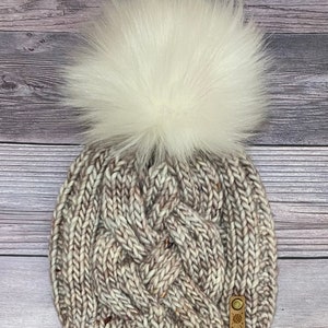 Merino Wool Double Braid Beanie