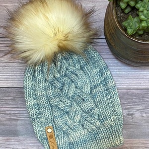 Merino Wool Double Braid Beanie