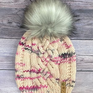 Merino Wool Double Braid Beanie
