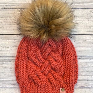 Merino Wool Double Braid Beanie