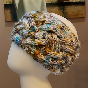 Merino Wool Double Braid Earwarmer