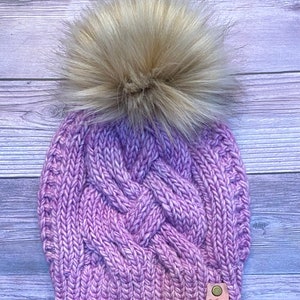 Merino Wool Double Braid Beanie