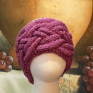 Merino Wool Double Braid Earwarmer