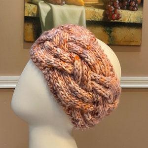 Merino Wool Double Braid Earwarmer