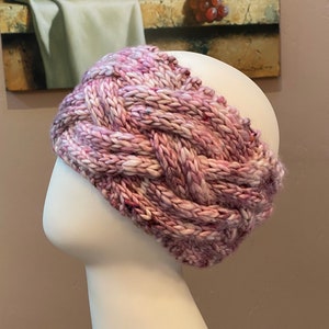 Merino Wool Double Braid Earwarmer