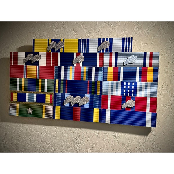 Military Ribbon Rack for Military Retirement