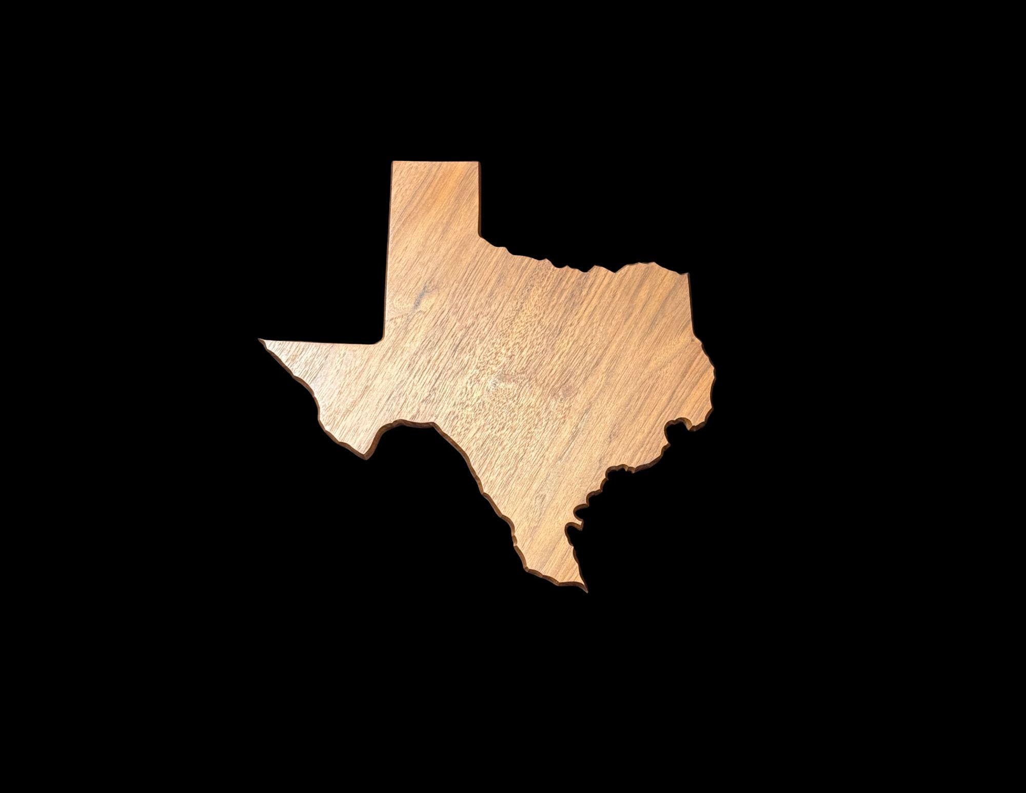 Walnut Texas Plaque Gift