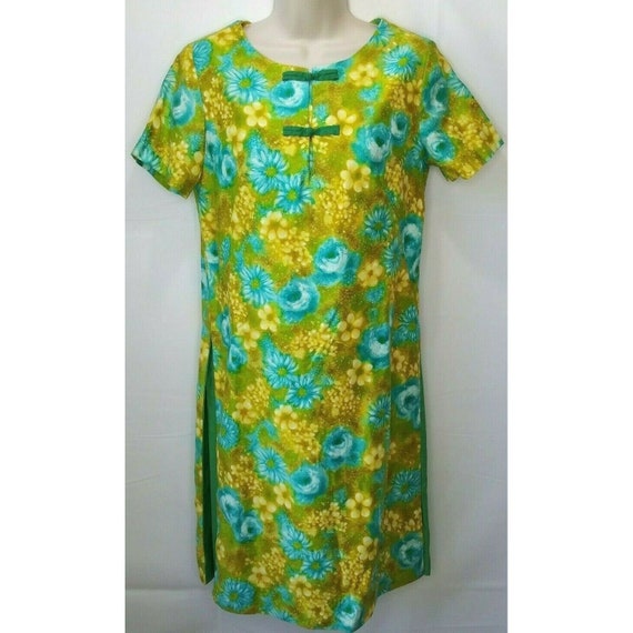 Kaikamahine Honolulu Handmade Hawaiian Dress Green