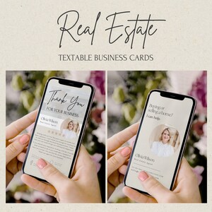 Bundel digitale visitekaartjes | Tekstbare vastgoedkaarten | Vastgoedmarketing | Canvas-sjabloon | Tekstbare prospectiekaarten | Open huis