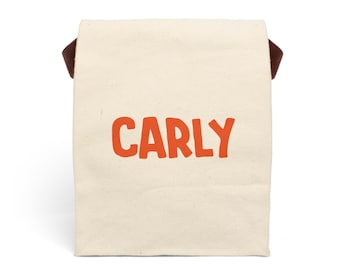 Custom Name Kids Canvas Lunch Bags | Custom Bags | Custom Tote | Funky Kids | Fun Kids | Custom Name | Name Bags | School Bags | Lunch Bags