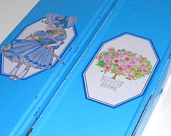 KIRIN PENCIL 70s Japan vintage tin pencil case - astuccio in latta usato splendido kawaii