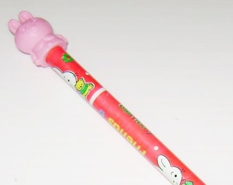 CANDY & FRIENDS 90s Colleen Japan pencil with rabbit eraser top pink kawaii - matita con gommina coniglio mint