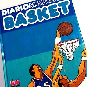 Diario Manuale  Sport Basket 70s italy school diary - diario scolastico nuovo