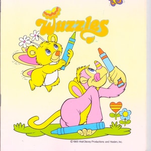 WUZZLES Walt Disney 1985 TC Cartorama italy school notebook - quaderno scuola