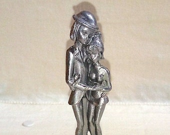 Raymond Peynet années 70 Italie petite statue figure super mignon Lovers menthe - nouvelle figurine en étain Magnifiques amoureux