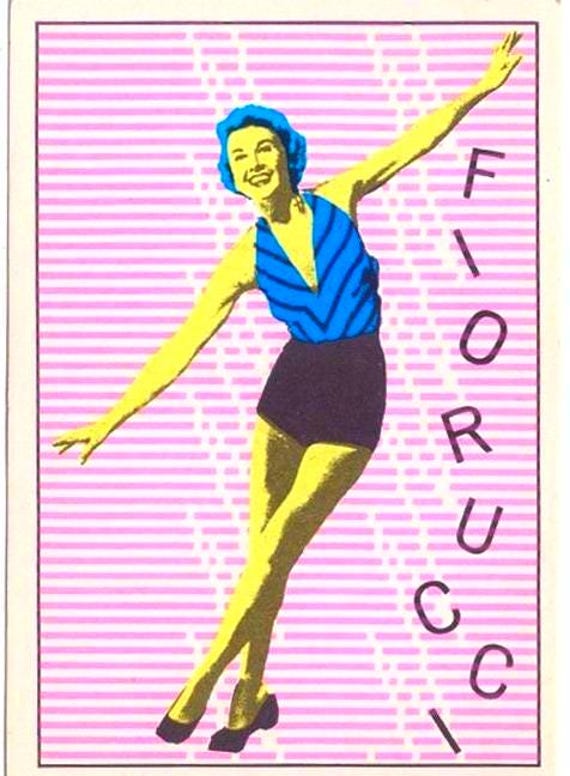 FIORUCCI 1984 Panini Italy - vintage sticker - sticker no. 132