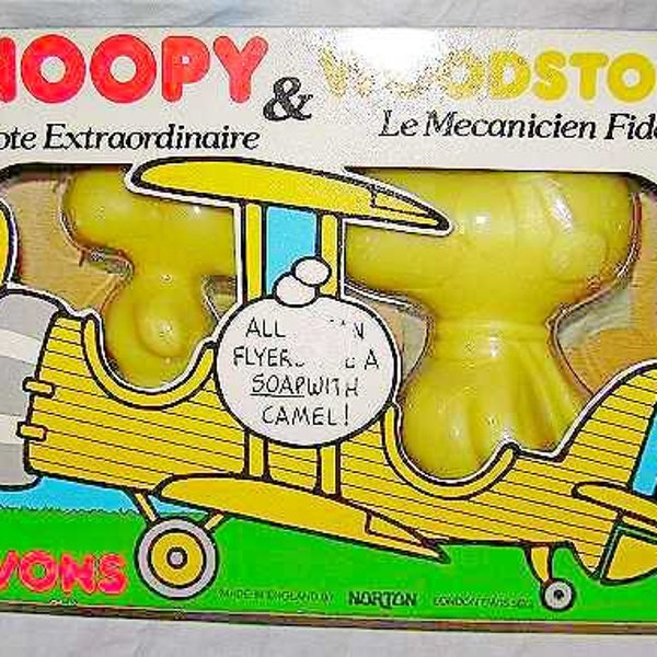 Porte-savon et savon Snoopy come home (1969) - AVON