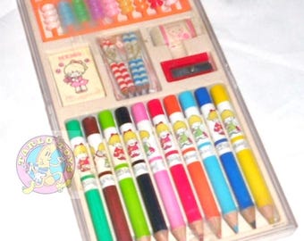 MY FRIEND 80s Japan stationery school set kawaii - school set splendid mint