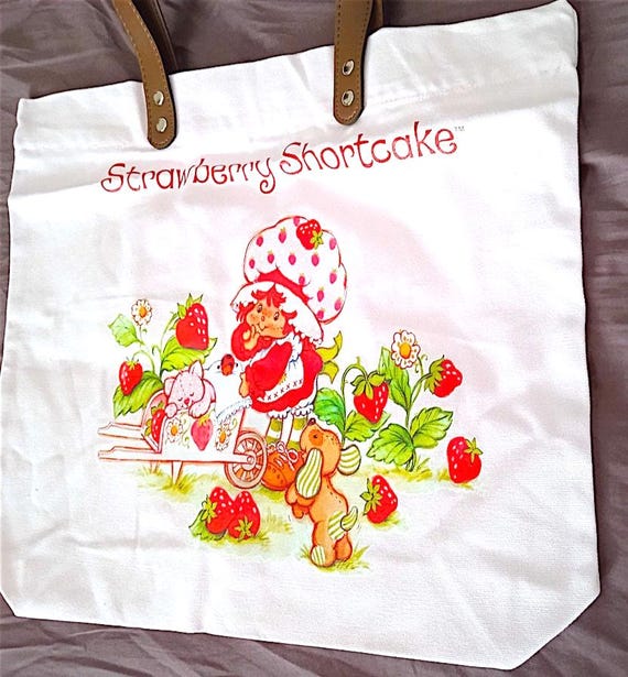 FRAGOLINA - STRAWBERRY SHORTCAKE 90s shopper bag kawaii pink - new gorgeous pink cotton bag