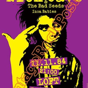 ニック・ケイヴ & ザ・バッド・シーズ - コンサートポスター！