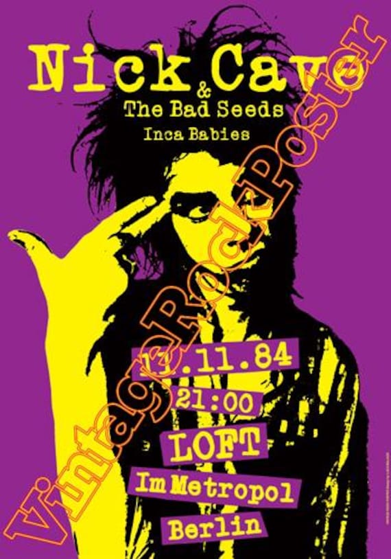 NICK CAVE & The Bad Seeds - concert posters !