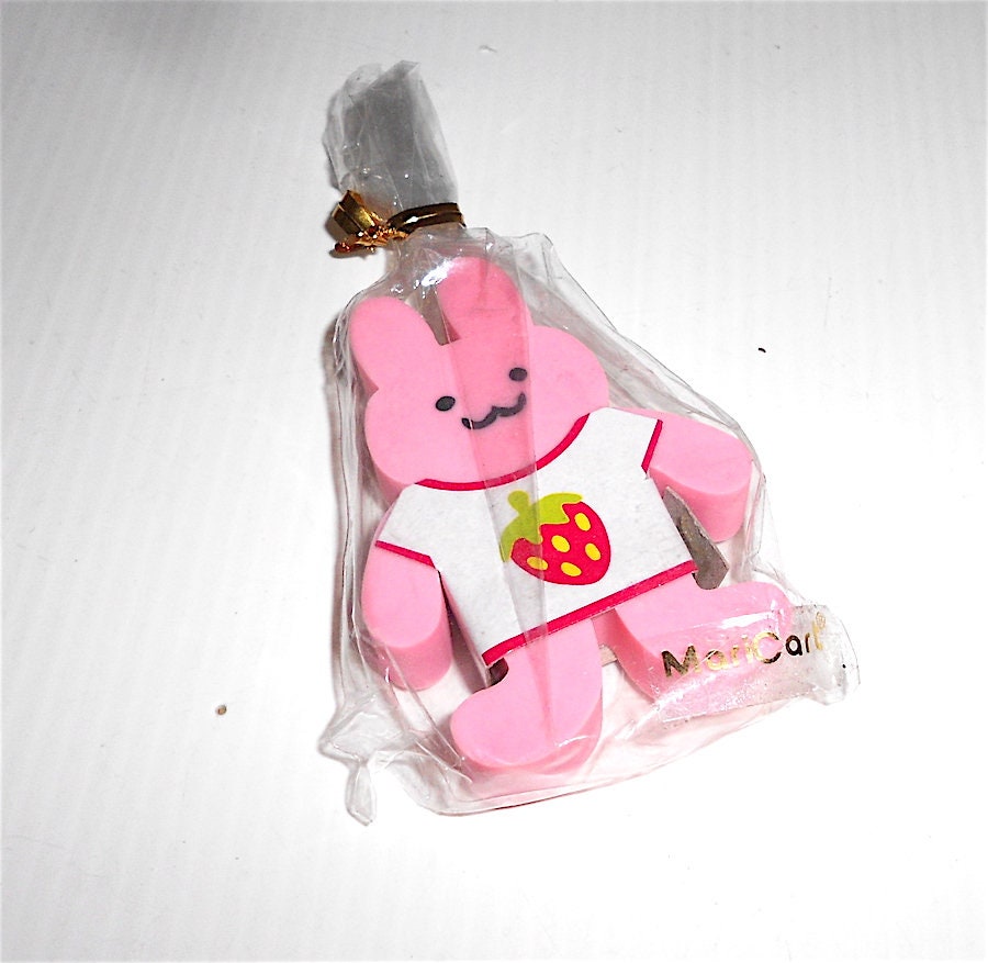 Erasers & Sharpeners Paper Pink cherry 2000s eraser rubber radiergummi