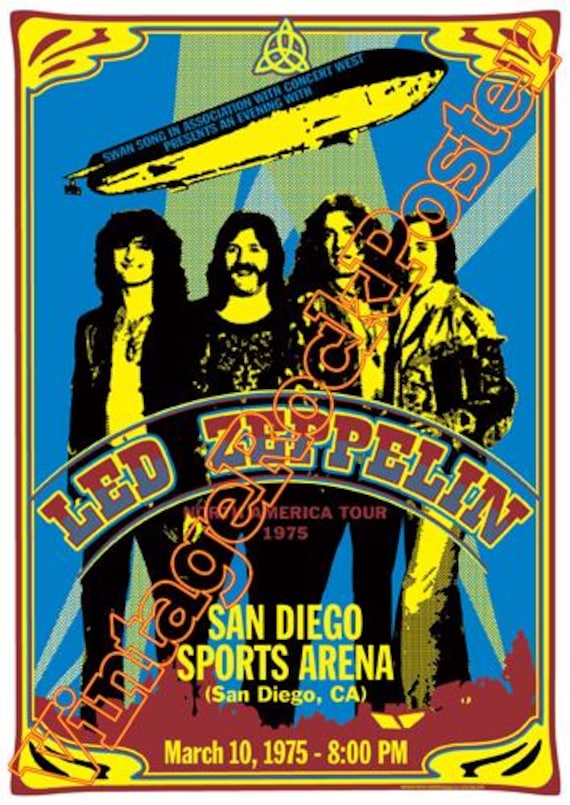 LED ZEPPELIN concert posters!