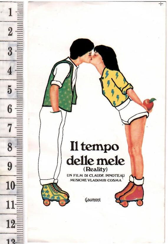 Il tempo delle mele - Reality - Sophie Marceau - Gaumont 1980 italy sticker adesiva promo cinema