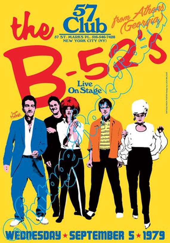 B-52'S - B52S - concert posters!