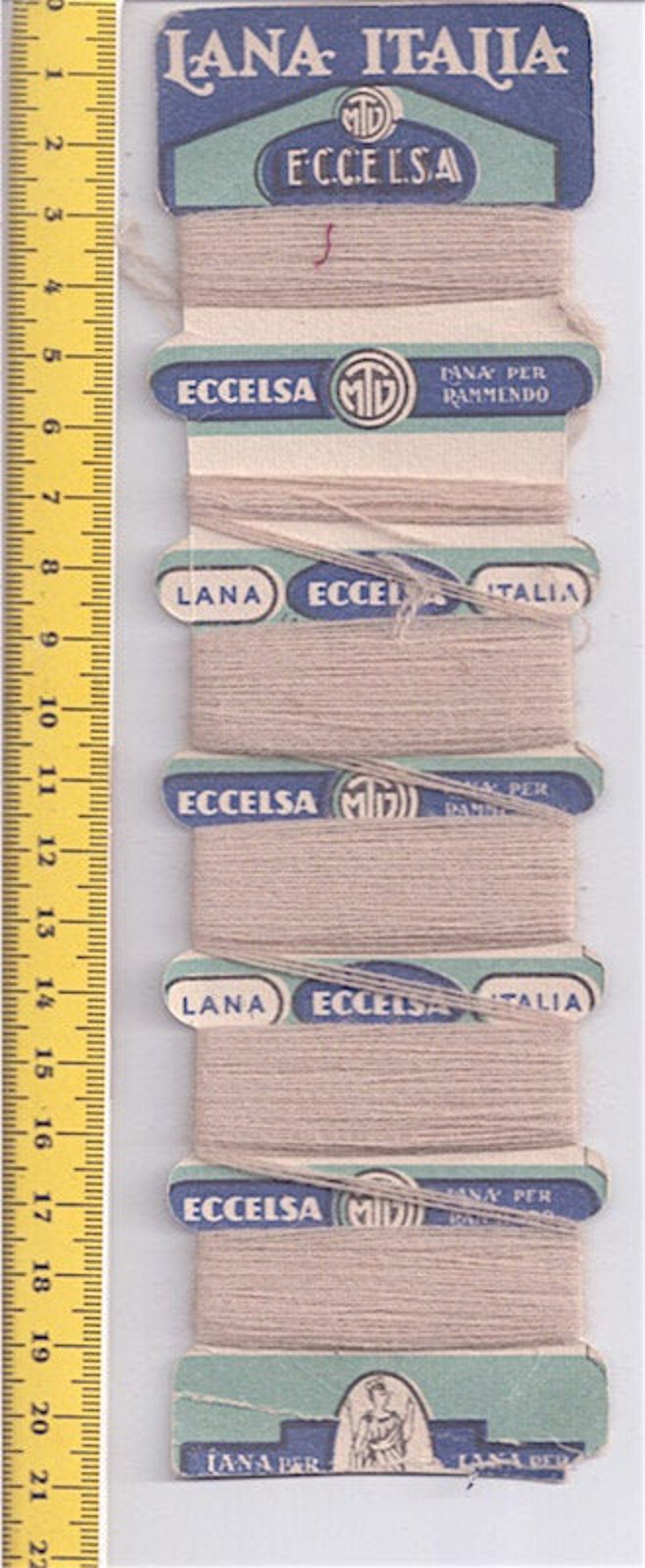 LANA ITALIA Eccelsa 30s italy filo di lana per rammendo colore image 0