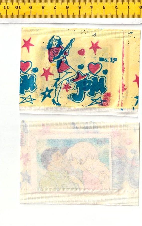 JEM and the HOLOGRAMS 1987 Hasbro Venezuela - sealed sticker pack - very rare sealed sticker pack