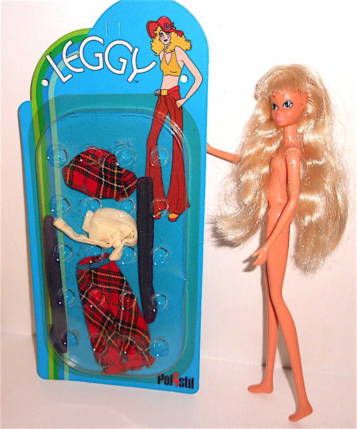 LEGGY 1970 Polistil italy doll outfit misb  vestito per image 0
