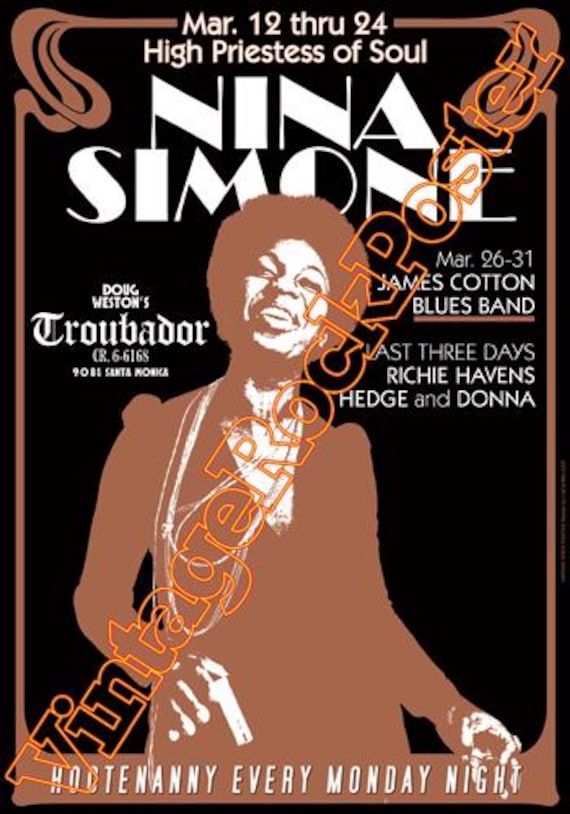 NINA SIMONE concert posters!