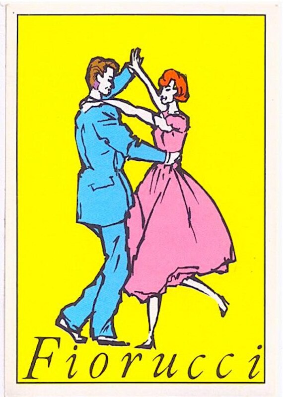 FIORUCCI 1984 Panini Italy - vintage sticker - sticker no. 115