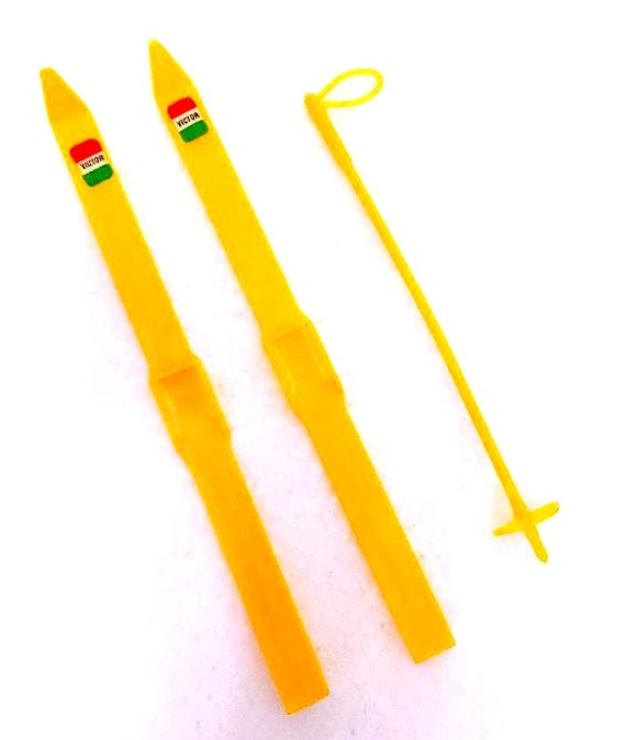 BARBIE Gold medal skyer 1975 mattel gold medal skier original accessories set