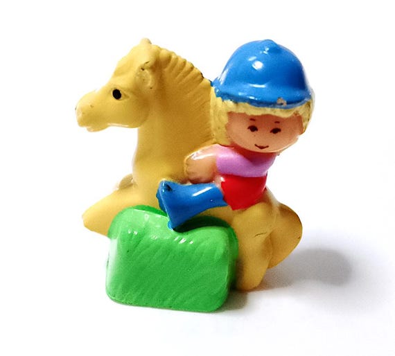 POLLY POCKET 1990 Bluebird China - Polly's Pony Ring figure not full