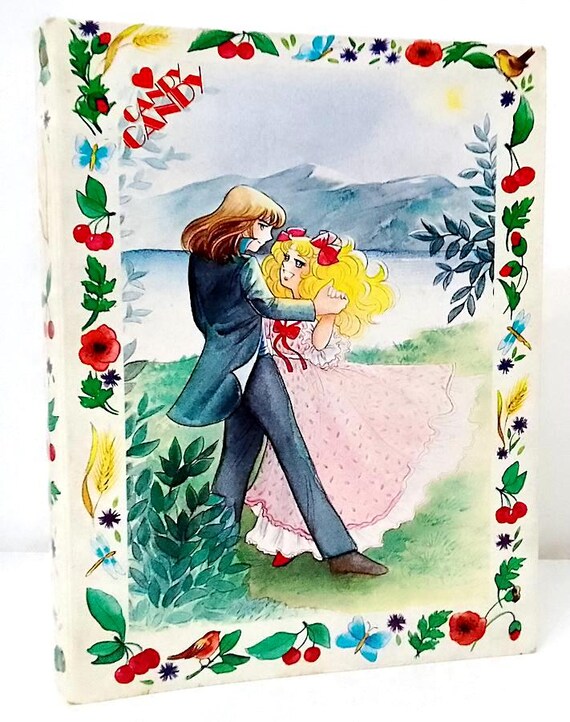 CANDY CANDY & TERENCE - Kyandi 1980 Fabbri Felicità italy cover notebook metal rings for school - ring binder - dance