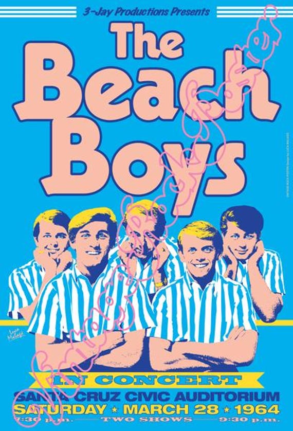 BEACH BOYS - concert posters!