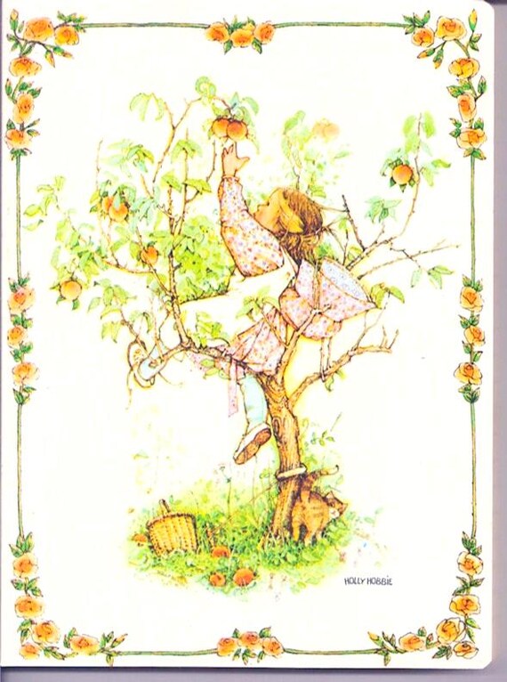 HOLLY HOBBIE 1979 Mondadori italy school notebook thick - thick school notebook