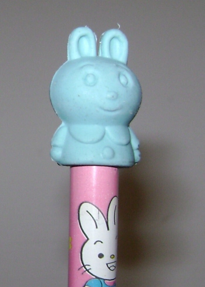 rabbit eraser top CANDY & FRIENDS 90s Colleen Japan pencil gomma matita 